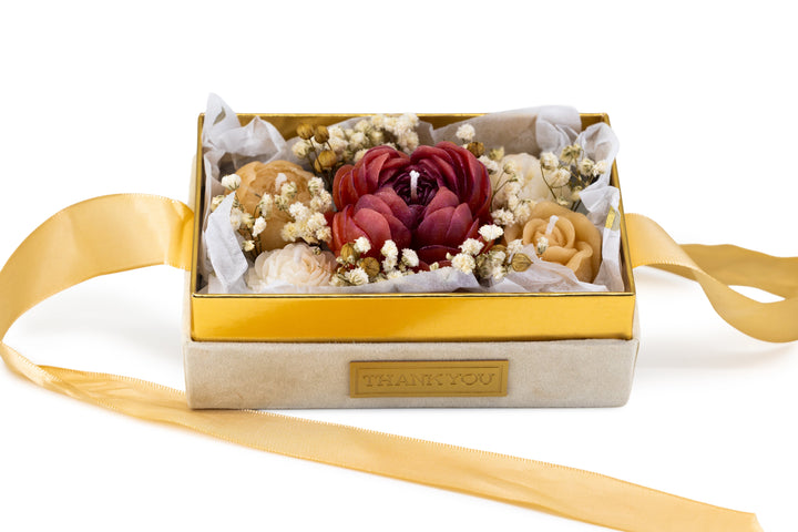 Box Gold Thank You - Rosa