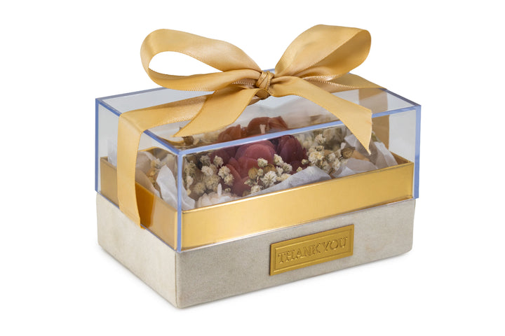 Box Gold Thank You - Rosa