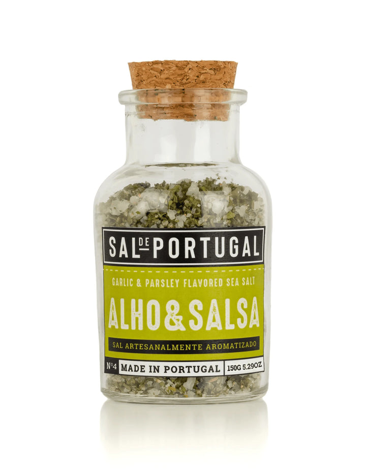 Aromatised Salt Garlic and Parsley Sal de Portugal 150g