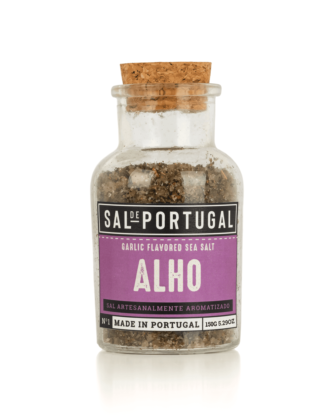 Sal Aromatizado - Alho Sal de Portugal 150g